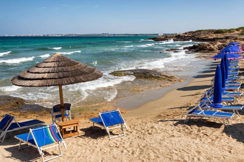 La Splendida Spiaggia Di Punta Della Suina A Gallipoli